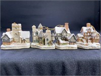 Mini David Winter Cottages Christmas Ornaments