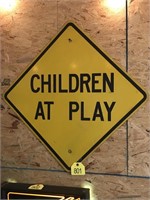 Children at Play Street Sign