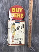 Chesterfield Cigarettes Flange Sign