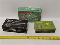 3 barber clippers in original boxes