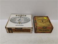 vintage cigar boxes as is, and vintage pens