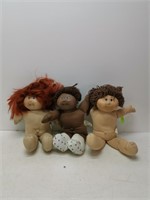 3 Cabbage Patch Dolls