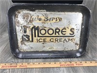 Moore's Ice Cream Tray