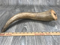 Civil War Era Hand Carved Powder Horn