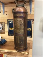Kontrol Copper Fire Extinguisher Vintage 2.5 Gal