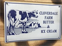 Cloverdale Farm Butter & Ice Cream Sign Original