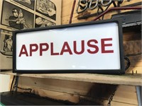 Applause Sign Working Condition Box Light