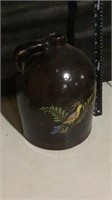 Beehive crock jug with painting