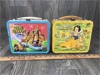 2 Disney Lunch boxes Magic Kingdom Snow White