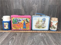 2 Lunchboxes Holly Hobbie & World of Barbie