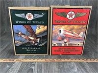 2 Texaco Diecast Airplanes 1930 & 1931 in box