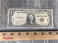 1935A US $1 Silver Certificate Note Hawaii