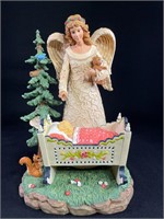 Pipka - Guardian Angel Figurine - 8 3/4" x 6 1/4"