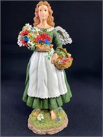 Pipka's Gardening Angel Figurine - 9 1/4"