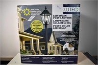 Lutec LED Solar Post Lantern