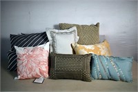 {each}Group of Asst' Decorative Pillows