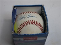 Signed Rawlings Baseball Bobby Thurman  PSA F39455