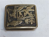 1976 Yellow Pages Belt Buckle by Anacortes Brass