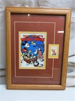 Framed Walt Disney's Mickey Mouse
