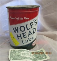 Wolfs Head Lube 5 Lb Can