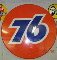 Union 76 Plastic Gas Sign 35 x 4