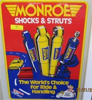 Monroe Shocks & Struts Metal Sign 24 x 18