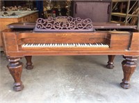 Vintage square Piano, Henry F. Miller, Boston