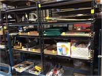 Large metal storage rack, 5 shelves