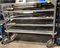 5-shelf rolling cart, ITEMS ON CART NOT INCLUDED