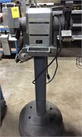 Heavy duty bench grinder on stand