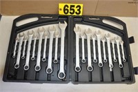 Stanley combination wrenches incl. SAE & metric