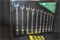 NIB SK metric 10-pc flex combination wrench set