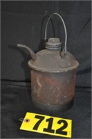 Early "Eagle" 2-qt kerosene / oil can