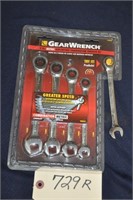 GearWrench 5-pc metric ratcheting comb wrench set