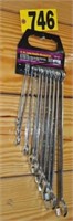 Pittsburg 11-pc long reach SAE comb. wrench set