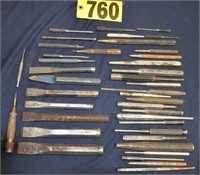 Name brand punches & chisels incl SK, Williams