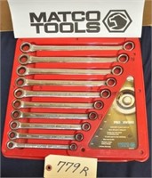 Matco "Pro-Swing" metric ratcheting wrench set