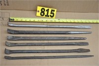 Group of pry bars from 18" to 20"