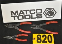 Matco & Blue Point snap-ring pliers