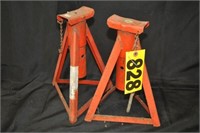 Pair of light duty jack stands