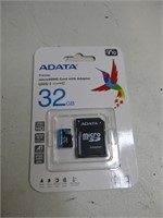 Adata 32GB MicroSDHC Card with Adapter (NEW)