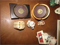 Vintage coasters and misc.