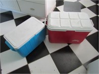 Coleman and Igloo coolers