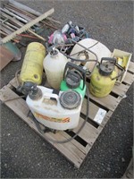 Pallet of Sprayers & Respirators