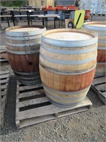 (2) Wine Barrels