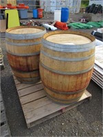 (2) Wine Barrels