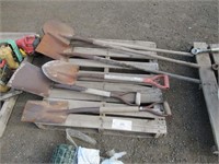 Pallet of Assorted Shovels