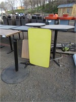 (2) Bistro Tables & Misc Table Parts