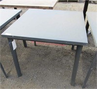 35" Square Metal Table