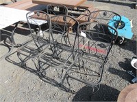 (6) Metal Outdoor Chairs (no seats)
